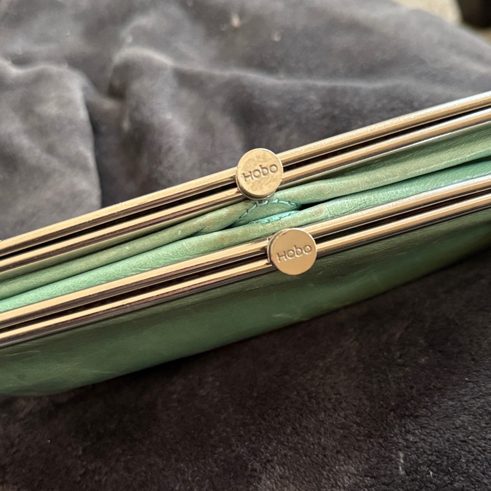 HOBO Mint Leather Wallet
